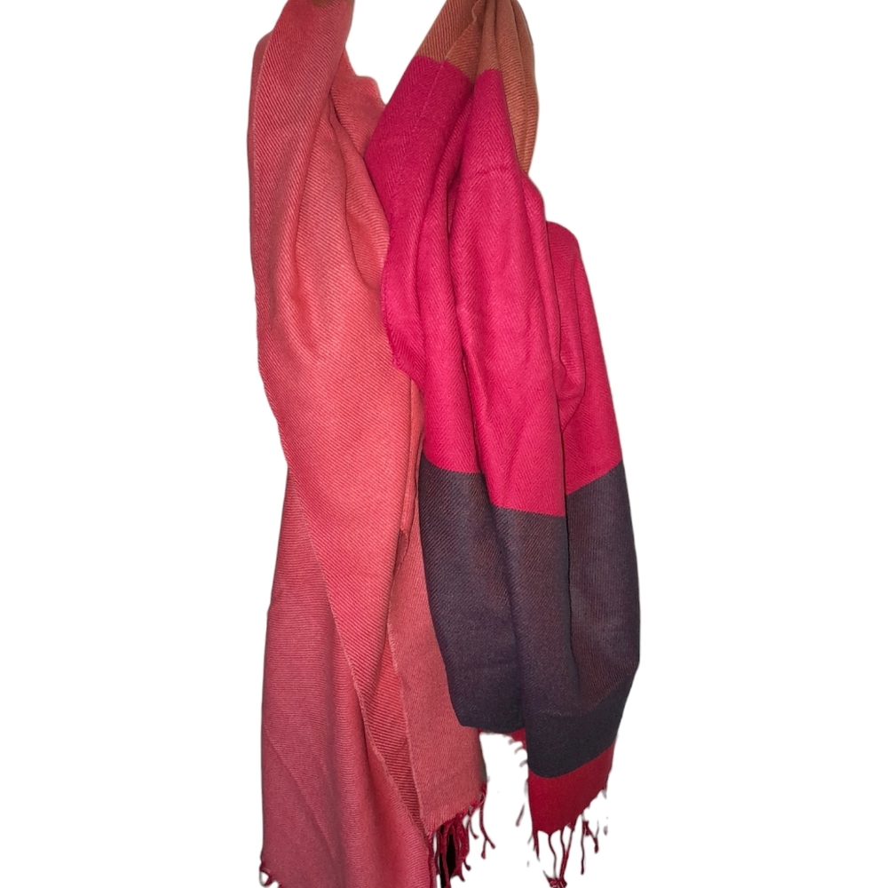 Multi Color Block Scarf - Picture 2 of 2